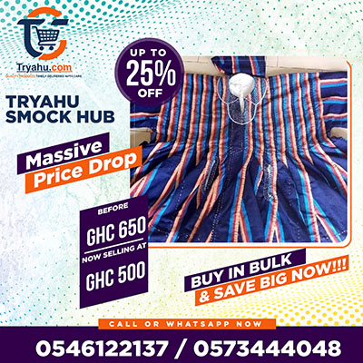 Affordable Ghanaian Smocks for Sale | Buy Fugu & Batakari Tryahu